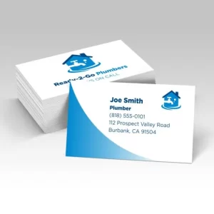 CARDSTOCK BUSINESS CARDS NO  GLOSSY